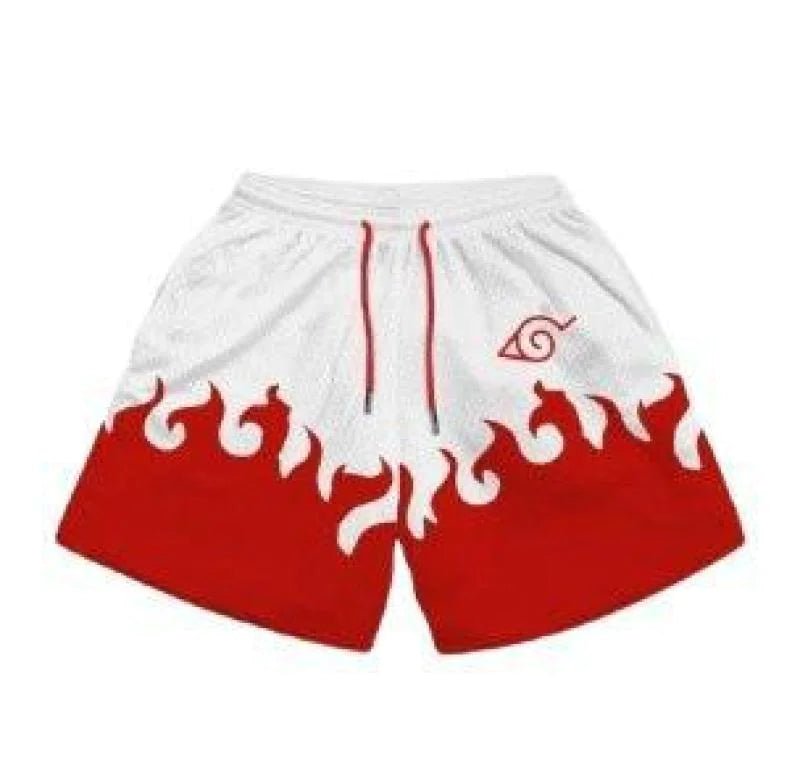 Anime Print Men's Shorts