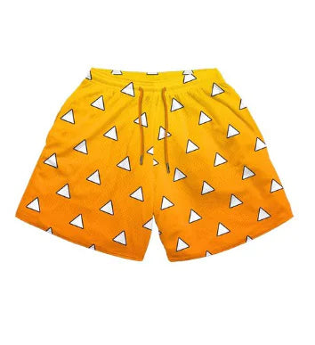 Anime Print Men's Shorts