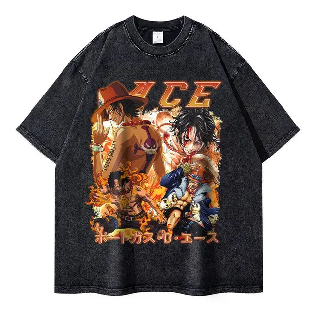 Oversized One Piece Anime T-shirts