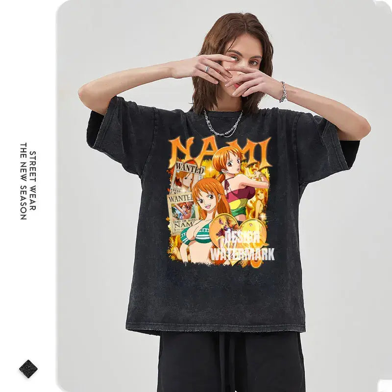 Oversized One Piece Anime T-shirts