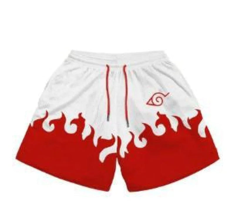 Anime Print Men's Shorts