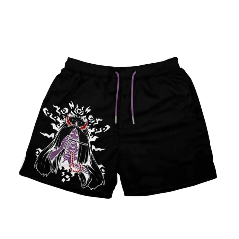 Japanese Anime Male Streetwear Shorts